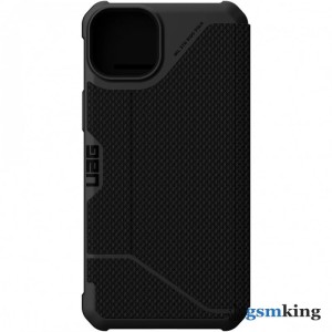UAG Metropolis Folio Kevlar® Series Case for Apple iPhone 14 Plus Kevlar Black (Чёрный) 114045113940