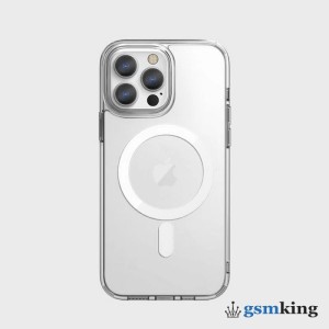 Uniq HYBRID MAGCLICK CHARGING COMBAT MagSafe Case for iPhone 14 Plus Clear
