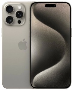 Смартфон Apple iPhone 15 Pro Max 256 ГБ, Dual: nano SIM + eSIM, титан Смартфон Apple iPhone 15 Pro Max 256 ГБ, Dual: nano SIM + eSIM, титан