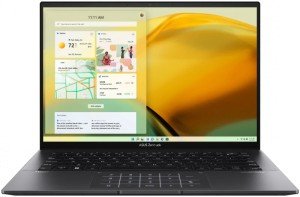 Ноутбук ASUS Zenbook 14 OLED 14" UM3402YA-KM082W, AMD Ryzen 5 5625U, RAM 8 ГБ, SSD 512 ГБ, AMD Radeon Graphics, Windows 11 Home, 90NB0W95-M00410, черный Ноутбук ASUS Zenbook 14 OLED 14" UM3402YA-KM082W, AMD Ryzen 5 5625U, RAM 8 ГБ, SSD 512 ГБ, AMD Radeon Graphics, Windows 11 Home, 90NB0W95-M00410, черный