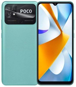 Смартфон Xiaomi POCO C40 4/64 ГБ RU, технологичный бирюзовый Смартфон Xiaomi POCO C40 4/64 ГБ RU, технологичный бирюзовый