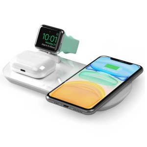 Беспроводное зарядное устройство Deppa 3 в 1 (D-24010) для Apple iPhone/Watch/Airpods /17.5W/ White Беспроводное зарядное устройство Deppa 3 в 1 (D-24010) для Apple iPhone/Watch/Airpods /17.5W/ White