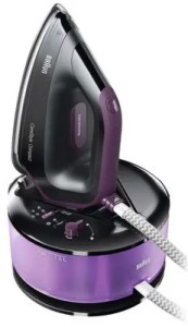 Парогенератор Braun IS2144BK, черный / фиолетовый Парогенератор Braun IS2144BK, черный / фиолетовый