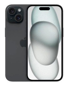 Смартфон Apple iPhone 15 128 ГБ, Dual: nano SIM + eSIM, черный